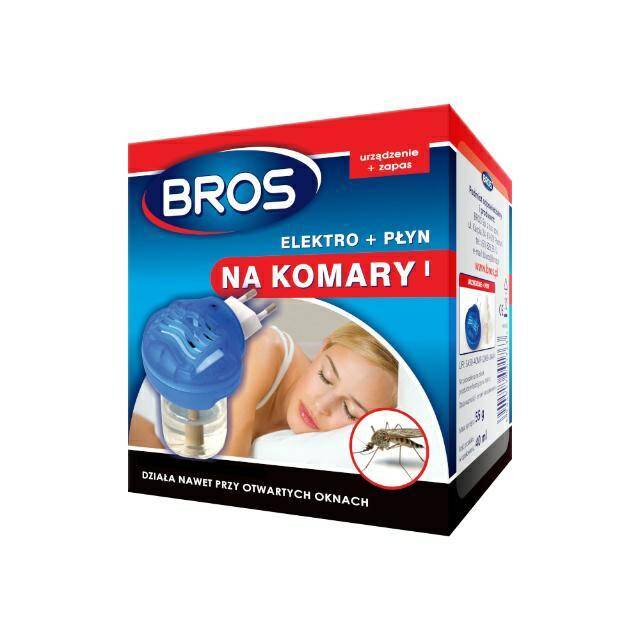 BROS ELEKTRO URZ+PŁYN NA KOMARY 45 NOCY