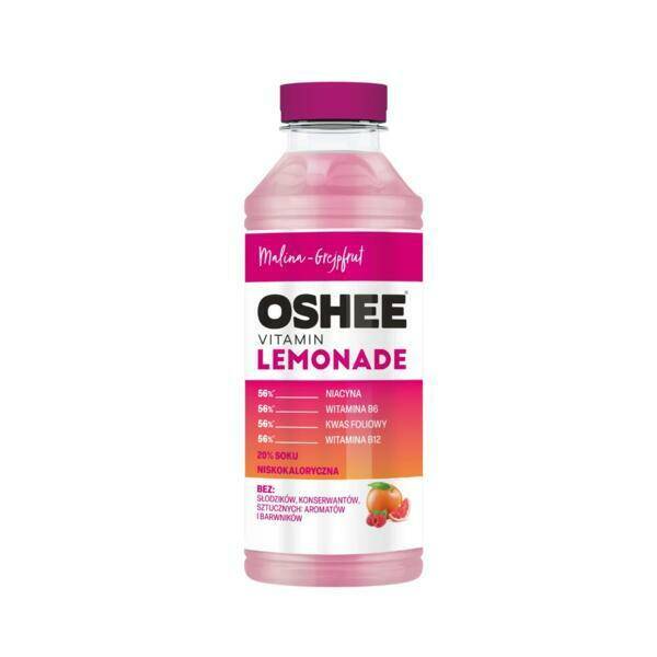 NAPÓJ OSHEE 555ML VITAMIN LEMONADE MALIN