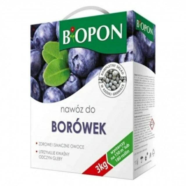 BIOPON NAWÓZ DO BORÓWEK 3KG KARTON Z