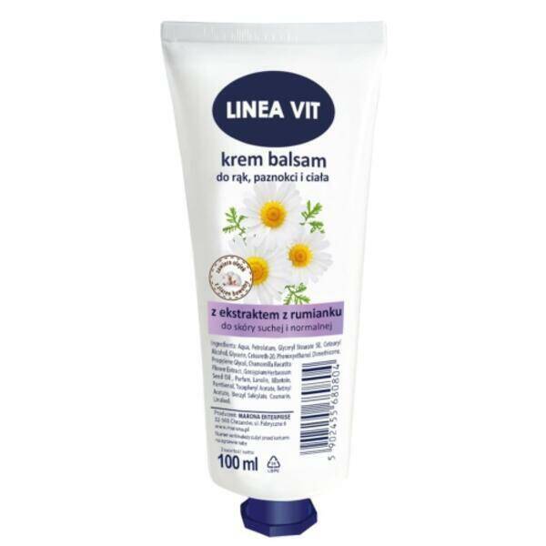KREM BALSAM DO RĄK LINEA VIT 100ML RUM