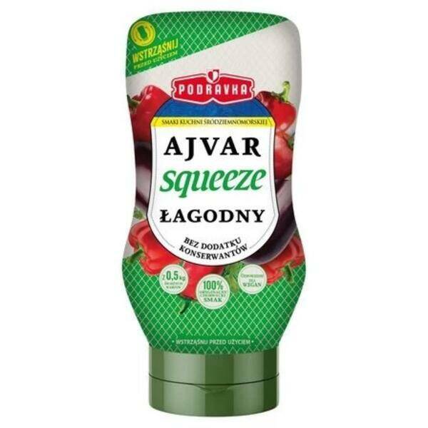 SOS PODRAVKA 310G AJVAR SQUEEZE ŁAGODNY