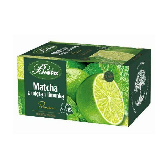 HERBATA BIOFIX A20 MATCHA MIĘTA LIMONKA