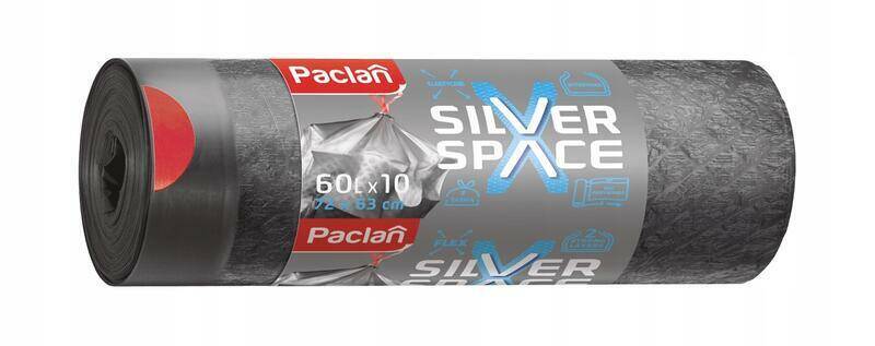 WORKI NA ŚMIECI PACLAN 60L A10 SILVER