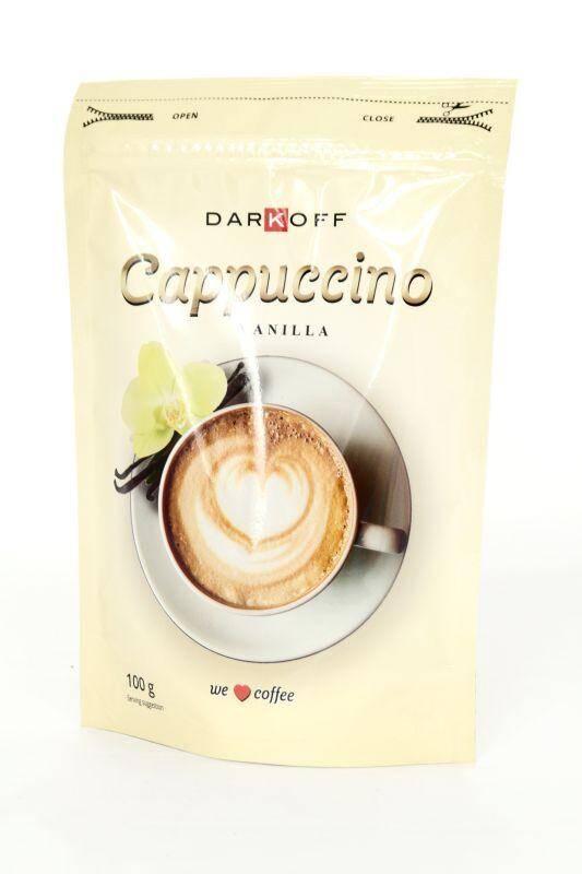 KAWA CAPPUCCINO DARKOFF 100G WANILIOWE