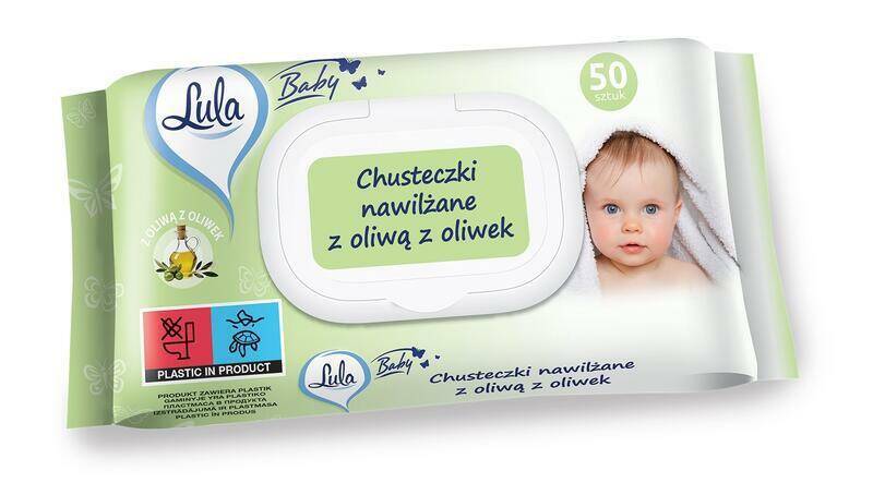 CHUSTECZKI LULA A50 NAWILŻANE OLIWA Z