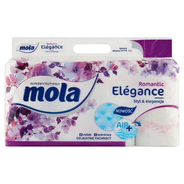 PAPIER TOALETOWY MOLA A8 ELEGANCE ROMANT