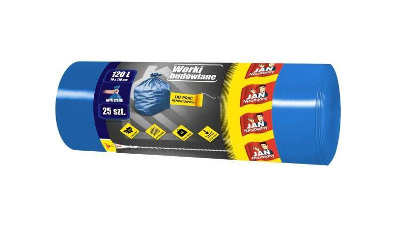 WORKI NA ŚMIECI JAN BUDOWLANE 120L A25