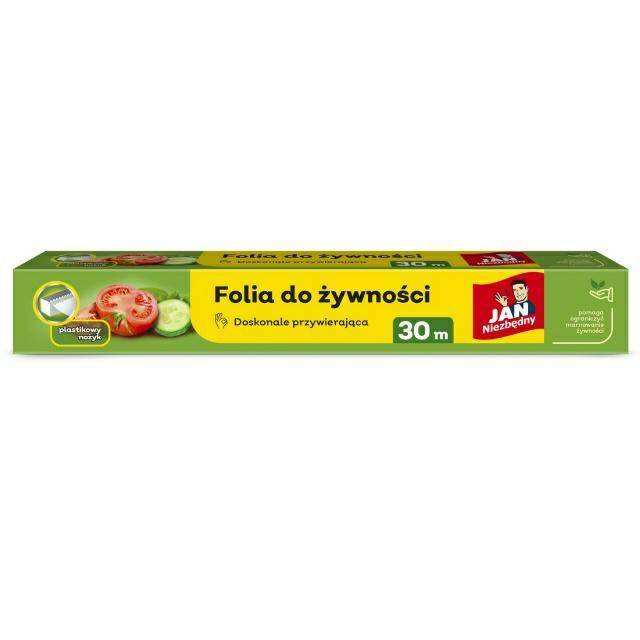 FOLIA DO ŻYWNOŚCI JAN 30M Z NOŻYKIEM