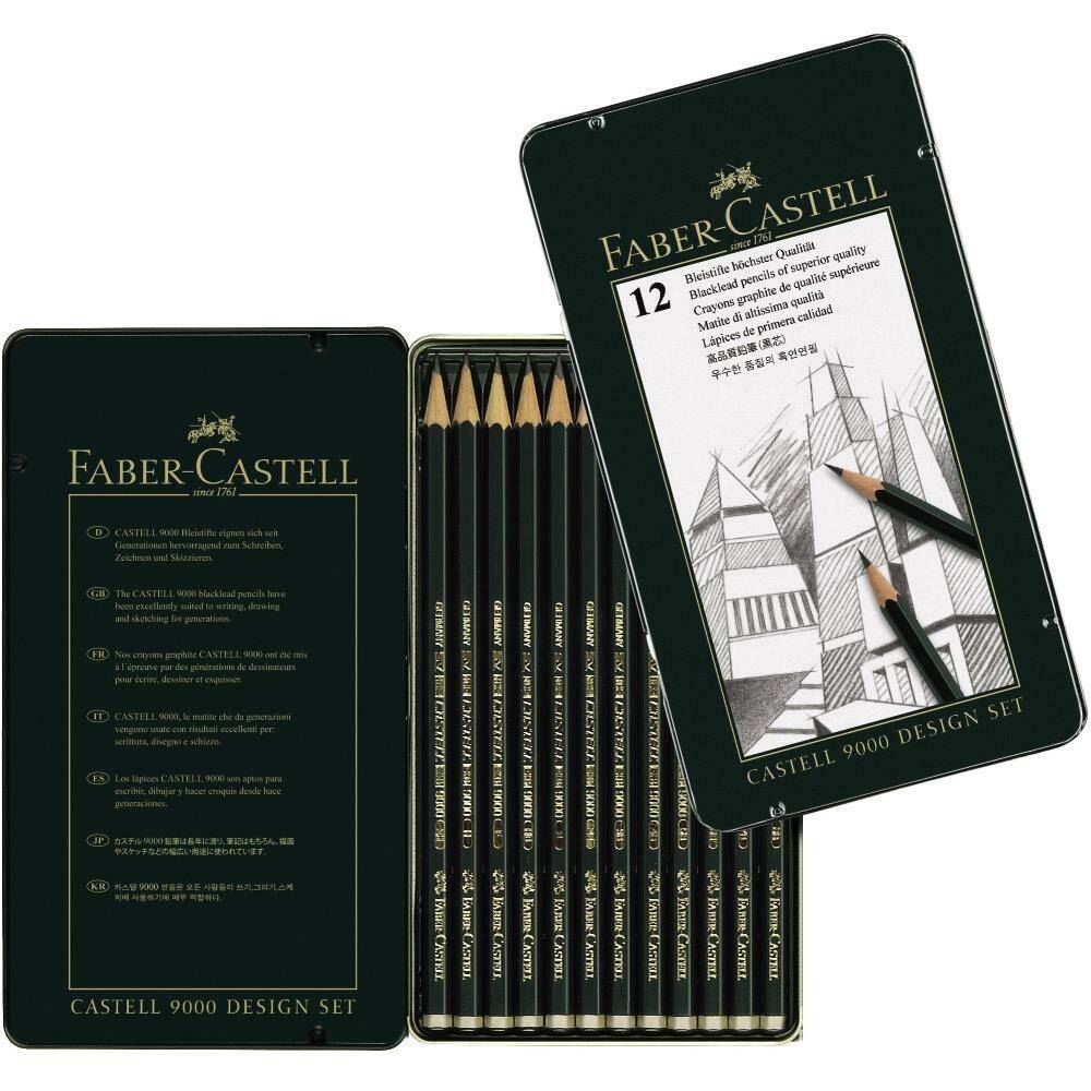 Ołówek Faber-Castell zestaw 9000 DESIGN