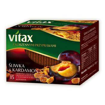 Herbata VITAX Śliwka & Kardamon (15
