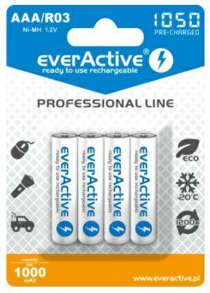 Akumulator EverActive AAA 1000mAh 4szt