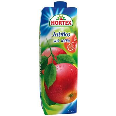 HORTEX 1L Sok Jabłkowy (Zdjęcie 1)
