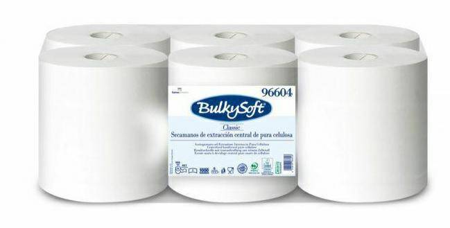 Ręczniki rola biały celuloza BulkySoft