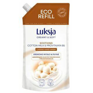 Mydło Luksja zapas 400ml Cotton Milk & V