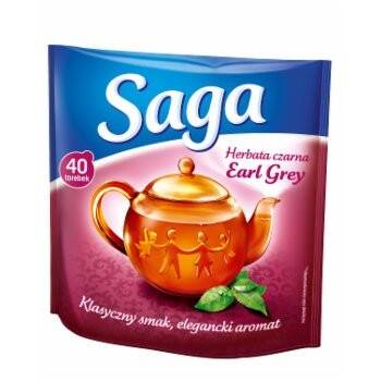Herbata SAGA Earl Grey (40 torebek)