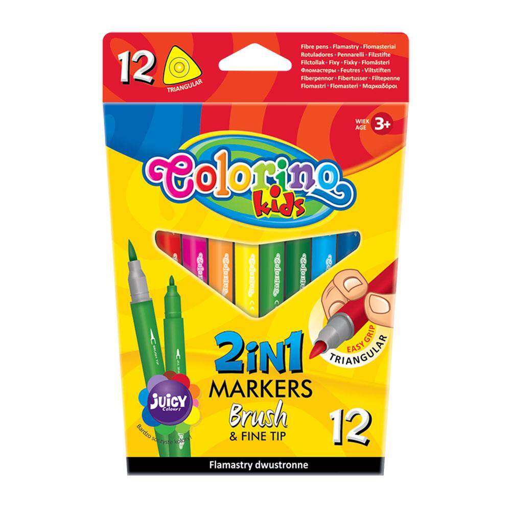 Markery Colorino dwustronne 2w1 92500 ,
