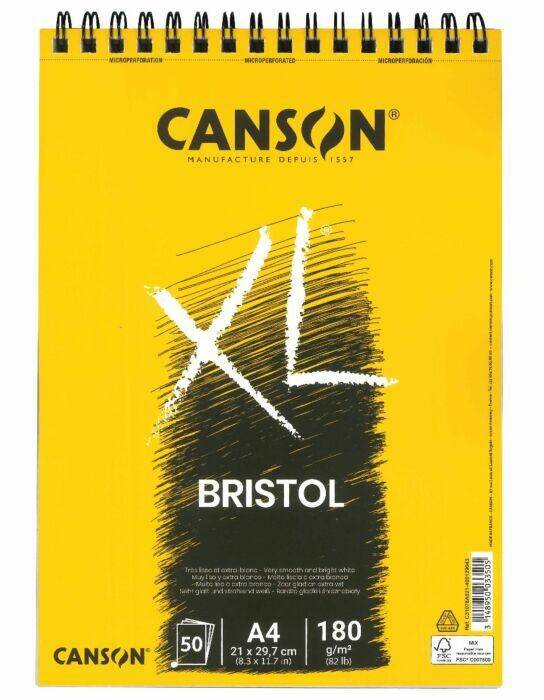 Blok szkicowy Canson XL Bristol A4