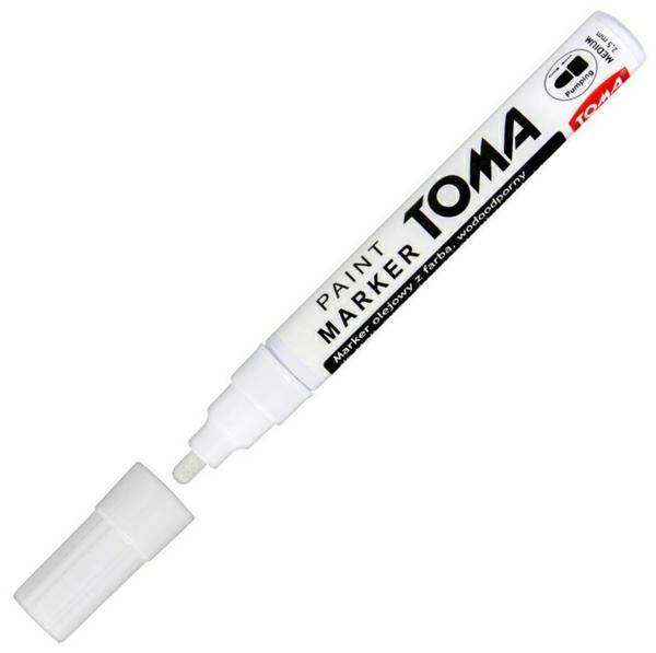 Marker Toma TO-440 olejowy 2,5 mm biały