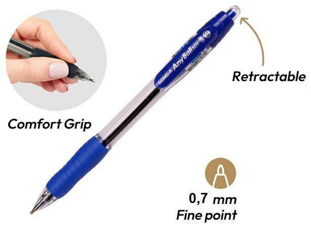 Długopis DONG-A ANYBALL 501 niebieski