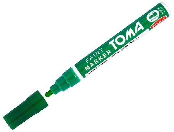 Marker Toma TO-440 olejowy 2,5 mm zielon
