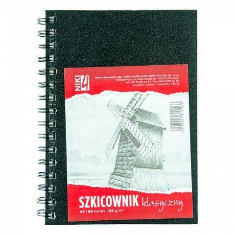 Szkicownik KOH-I-NOOR A5 98g 80 kartek