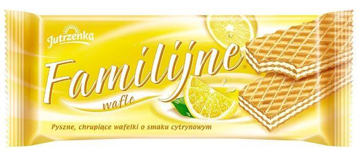 Wafle JUTRZENKA familijne cytrynowe 180g