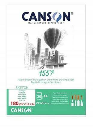 Blok rysunkowy Canson 1557 A4 30ark