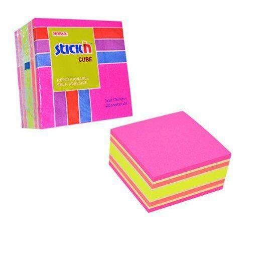 Kostka Stick Cube 76x76 400k różowa mix