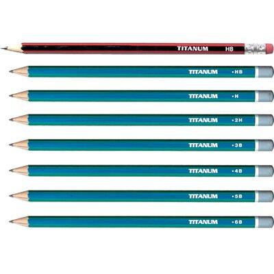Ołówek drewniany Titanum techniczny 2B