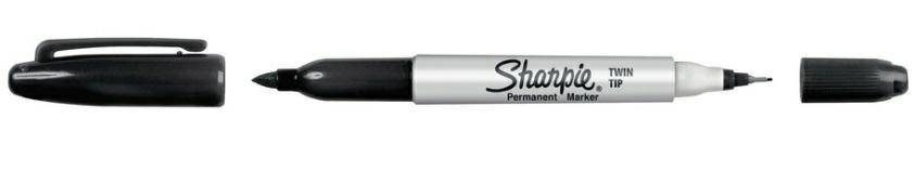 Marker Sanford SHARPIE TWIN TIP czarny