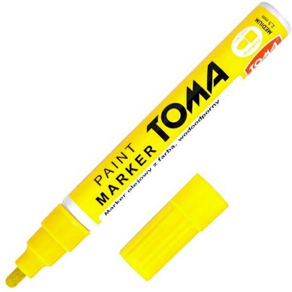 Marker Toma TO-440 olejowy 2,5 mm żółty