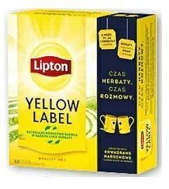Herbata LIPTON Yellow Label (88 torebek)