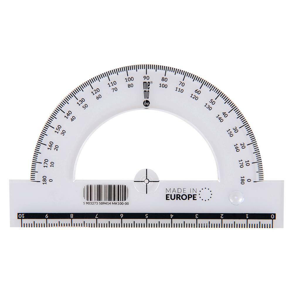 Kątomierz MemoBe 10cm 180 stopni