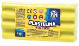 Plastelina szkolna ASTRA 1kg cytrynowa