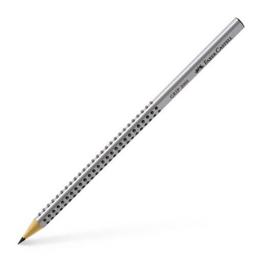 Ołówek Faber-Castell GRIP 2001 HB sreb.