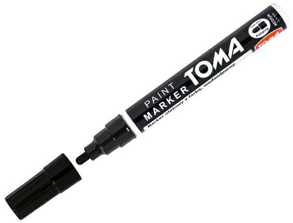 Marker Toma TO-440 olejowy 2,5 mm czarny