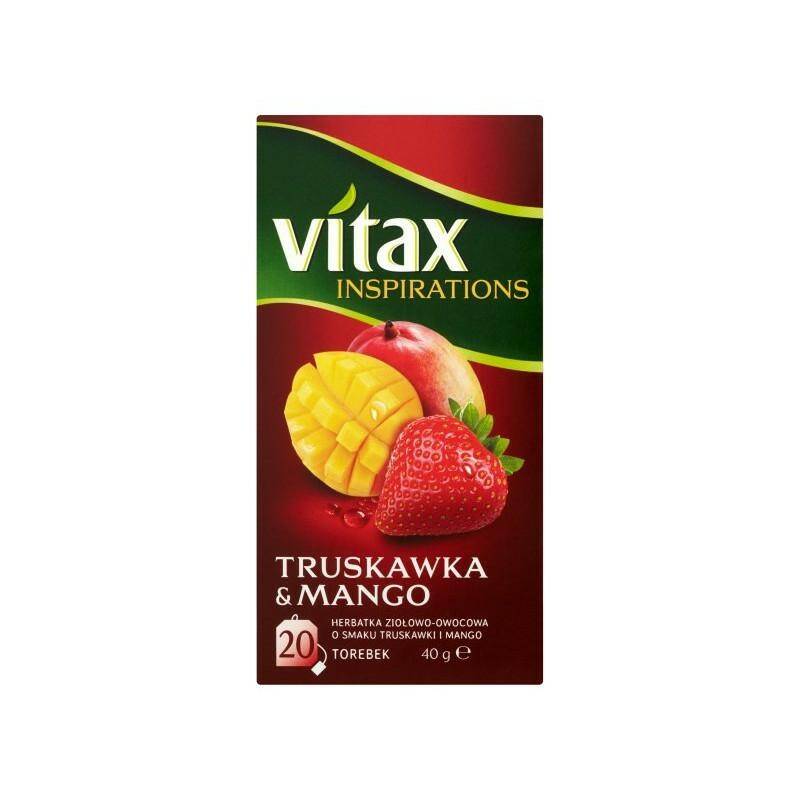 Herbata VITAX Inspirations truskawka & m