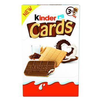 KINDER Cards ciastko 3x 25,6g