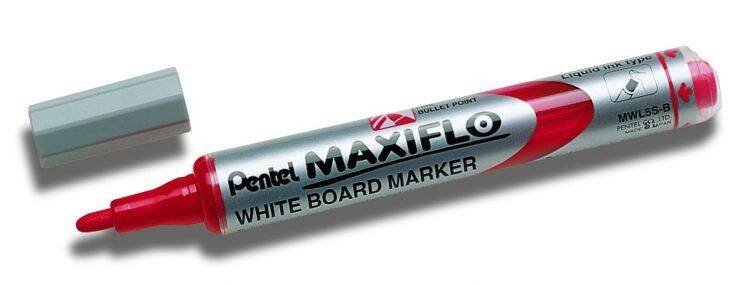 Marker Pentel Maxiflo MWL5S czerwony d
