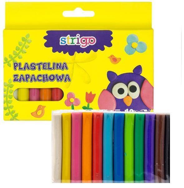 Plastelina STRIGO 12 kolorów SSC008
