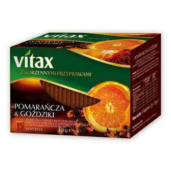 Herbata VITAX pomarańcza & goździki (15)