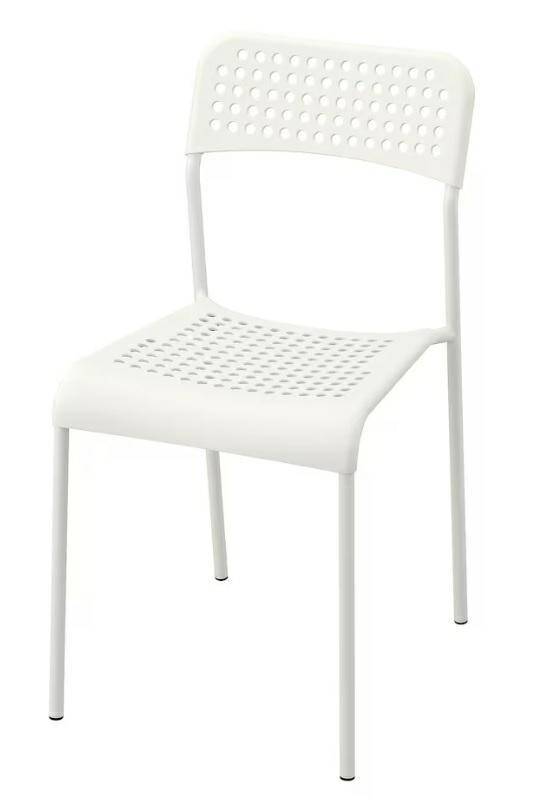 Krzesło składane białe ADDE Ikea