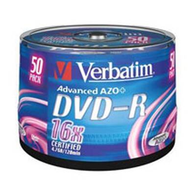 Dysk DVD-R VERBATIM 4,7GB (50) cake