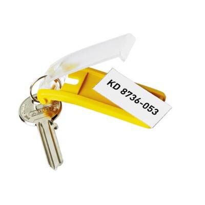 Zawieszki do kluczy Durable żółte (6)