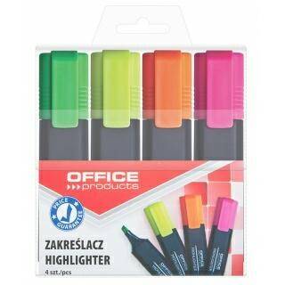 Zakreślacz Office Product ( 4 kolory)