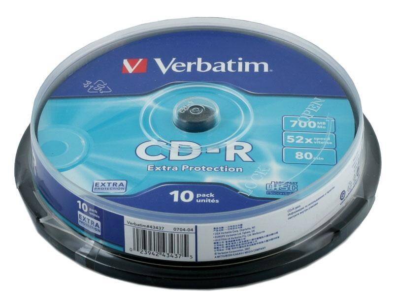 Dysk CD-R VERBATIM 700MB (10) cake