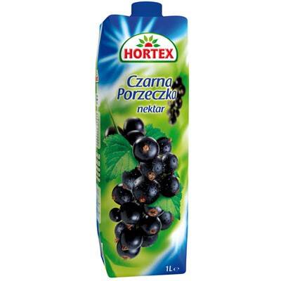 HORTEX 1L Nektar czarna porzeczka