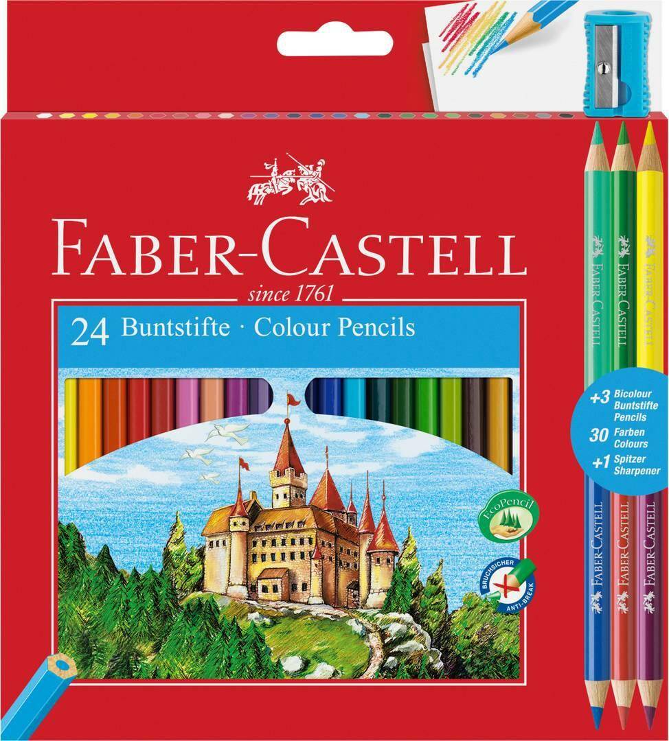 Kredki Faber-Castell ZAMEK 24 kol. + 3