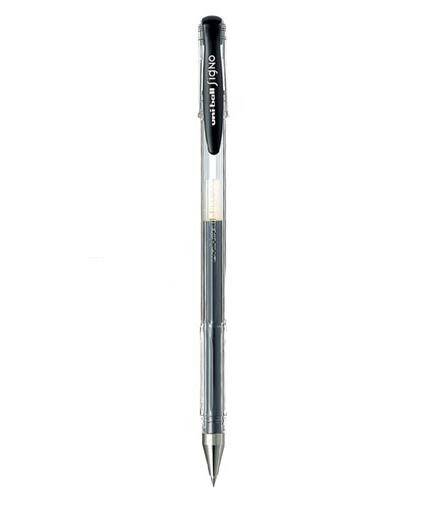 Długopis żelowy UNI UM-100 zielony