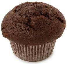 Muffin z podwójną czekoladą ,  mufinki